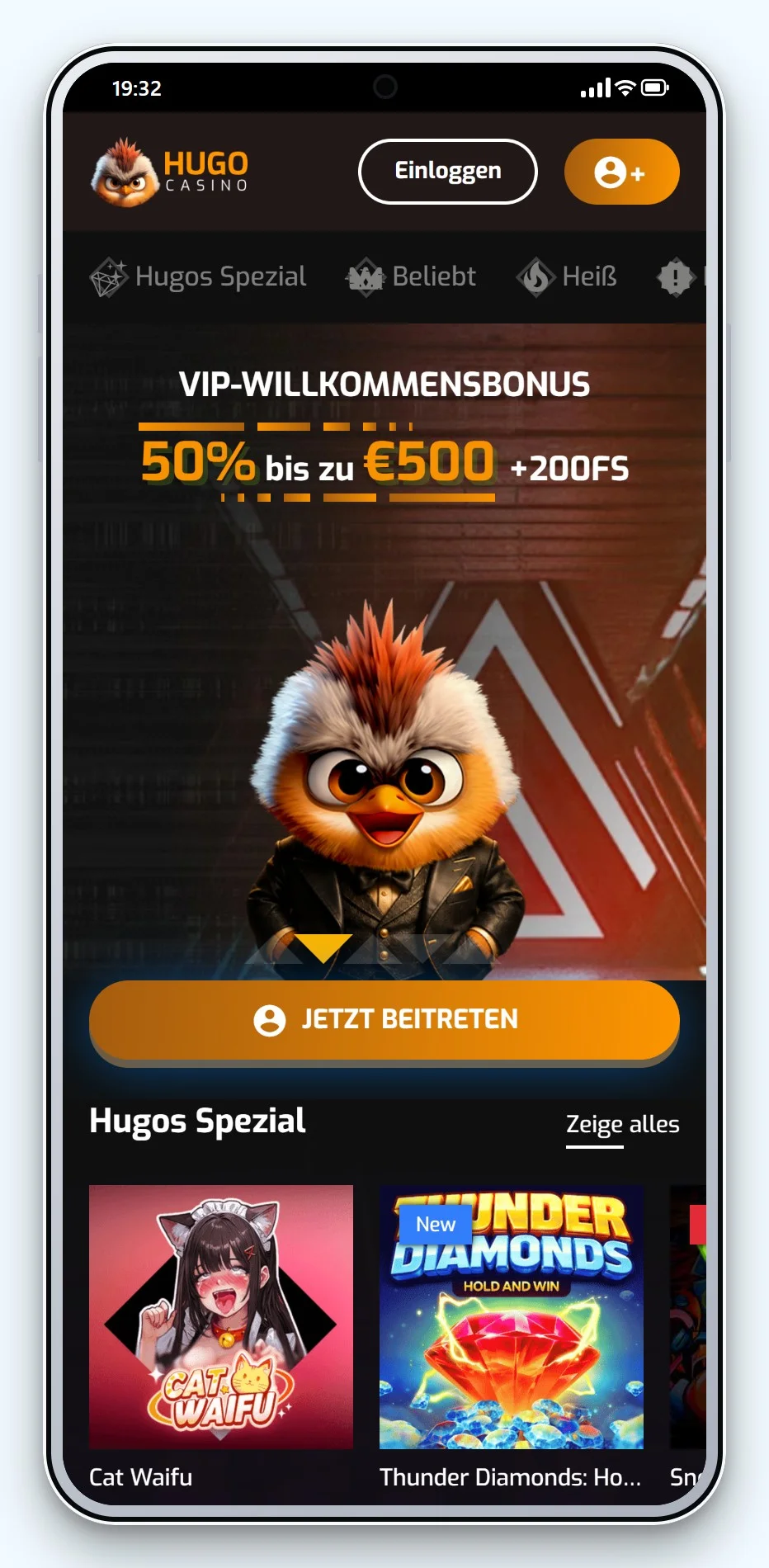 curacao casino erfahrungen: Hugo Casino am Handy