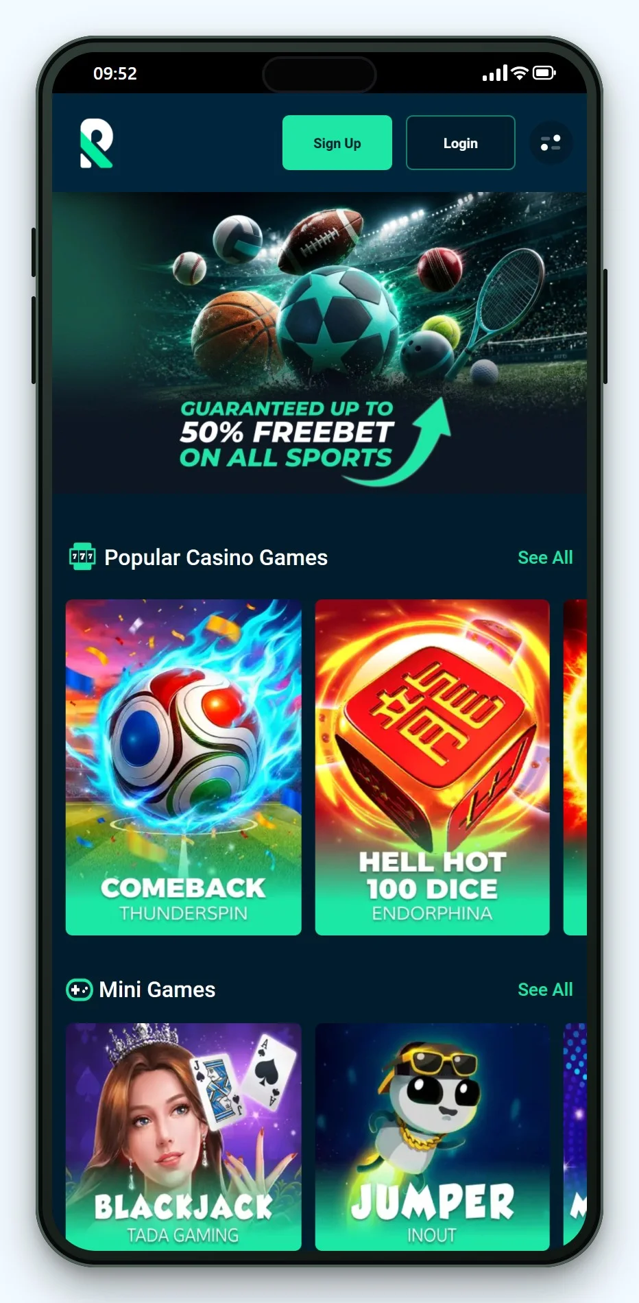 curacao licensed online casinos: Rolletto on mobile